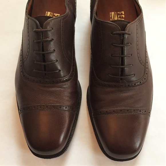 SALVATORE FERRAGAMO men\'s oxfords, brown s… main image 5